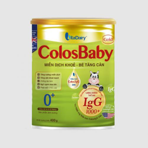 Sữa Bột ColosBaby Gold 0+ Lon 400gr (0-12 Tháng)
